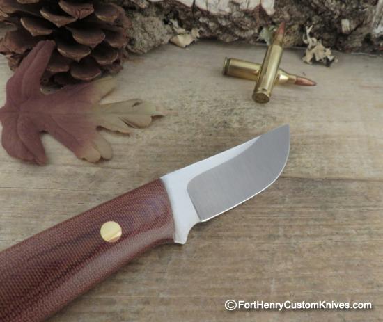 Bob Dozier - Custom White River Skinner - Micarta - D2 - Image 2