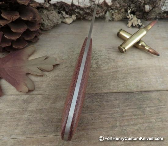 Bob Dozier - Custom White River Skinner - Micarta - D2 - Image 3