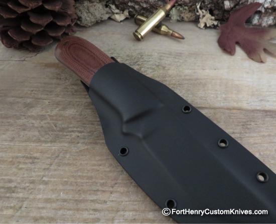 Bob Dozier - Custom White River Skinner - Micarta - D2 - Image 5