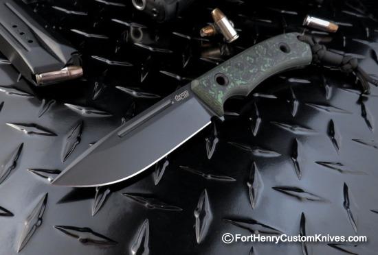 Andrius Tricius / TRC Knives - Custom K-1s - Fat Carbon - DLC