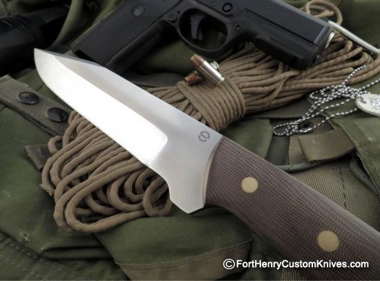 Bob Dozier - Rare Custom Bowie - Vintage Micarta - D2 - Image 4