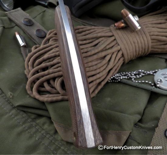 Bob Dozier - Rare Custom Bowie - Vintage Micarta - D2 - Image 3