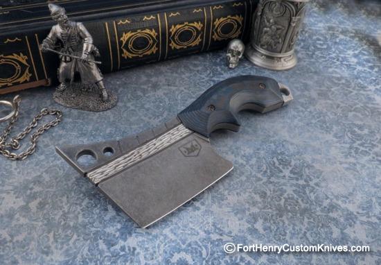 Eddie Diaz / Macho Blades - Custom Butcher - Fat Carbon - Belt or Pocket