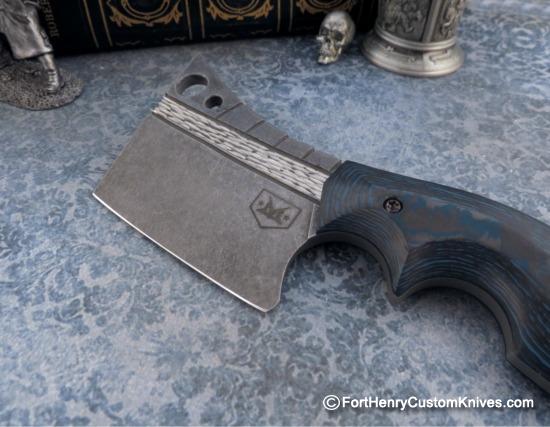 Eddie Diaz / Macho Blades - Custom Butcher - Fat Carbon - Belt or Pocket - Image 2