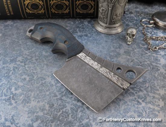 Eddie Diaz / Macho Blades - Custom Butcher - Fat Carbon - Belt or Pocket - Image 5