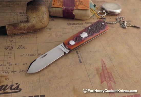 Willem Steenkamp - Custom Barlow - Slipjoint - Jigged bone