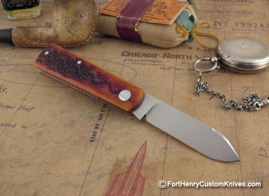 Willem Steenkamp - Custom Barlow - Slipjoint - Jigged bone - Image 5