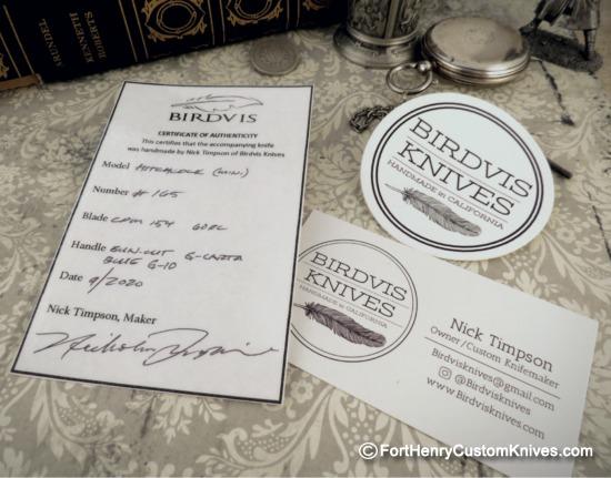 Birdvis Knives - Custom Hitchcock Slip Joint - Gunstock - Image 6