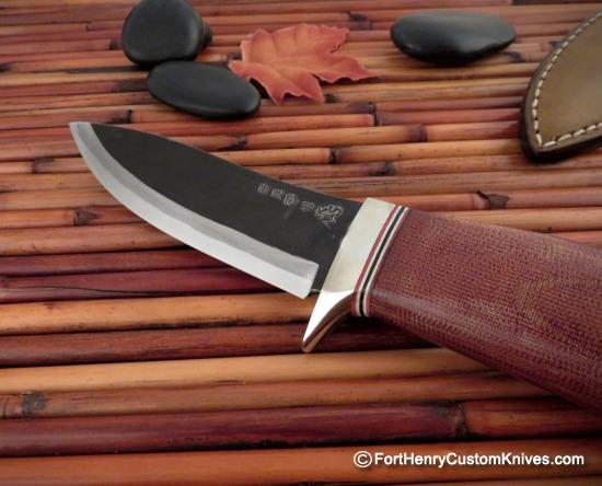 Takeda - Custom Hidden Tang Hunter / Skinner - Aogami Super Steel - Image 2