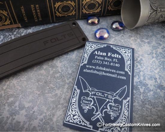 Alan Folts - Custom Cleaver Minimalist - Carbon Fiber - Acidwash - Image 5