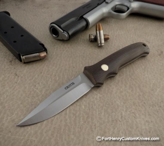 Dan Crotts - Custom Raven - D2 - OD Green Micarta