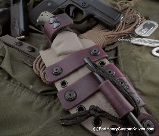 Miller Bros. Blades - Custom M-26 Camp & Field- Z Finit - Firestarter - Image 6