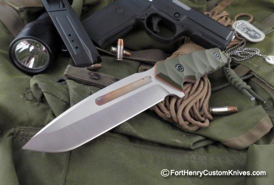 Piotr Gosciniak / PG Knives - Custom Cayman - OD Green