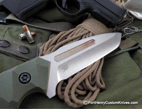 Piotr Gosciniak / PG Knives - Custom Cayman - OD Green - Image 2