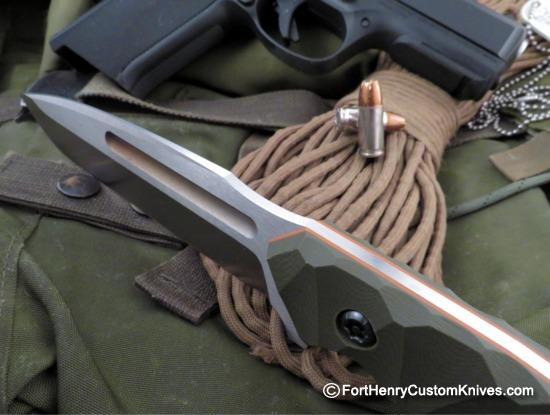 Piotr Gosciniak / PG Knives - Custom Cayman - OD Green - Image 3