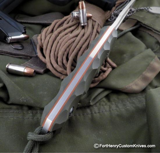 Piotr Gosciniak / PG Knives - Custom Cayman - OD Green - Image 4