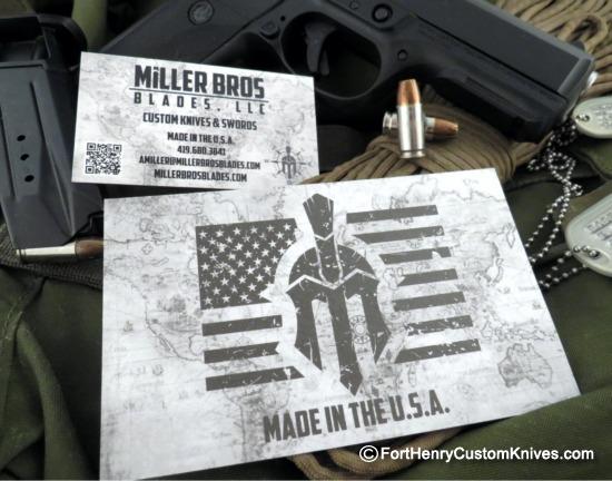 Miller Bros. Blades - Custom Belt Knife - Kiridashi - Leather / Kydex - Image 5