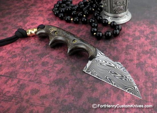 Alan Folts - Rare Presentation Minimalist - Damasteel - Fat Carbon