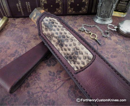 Georgi Menchev - Custom Puukko - RWL34 / Maple Burl - Image 6