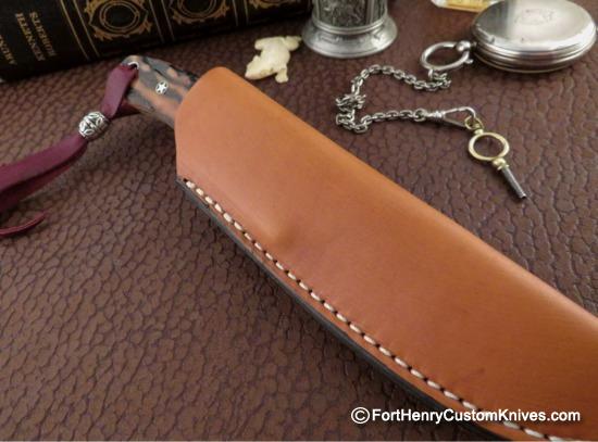 WD Pease - Gentleman's Harpoon Hunter - Amber Stag / Mokume - Image 6