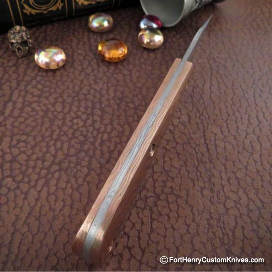 Jeff Mitchell - Custom Mokume Slip Joint - Image 3