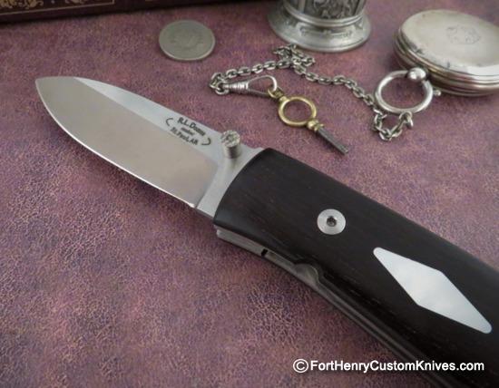 Bob Dozier - Custom Folding Hunter - African Ebony - Image 2