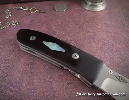 Bob Dozier - Custom Folding Hunter - African Ebony - Image 3