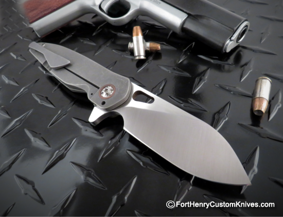 Keanison Knives - Titanium Stray - M390 - Copper Accents - Image 5