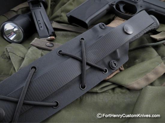 Andrius Tricius / TRC Knives - Mille Cuori - Black Canvas Micarta - Image 7