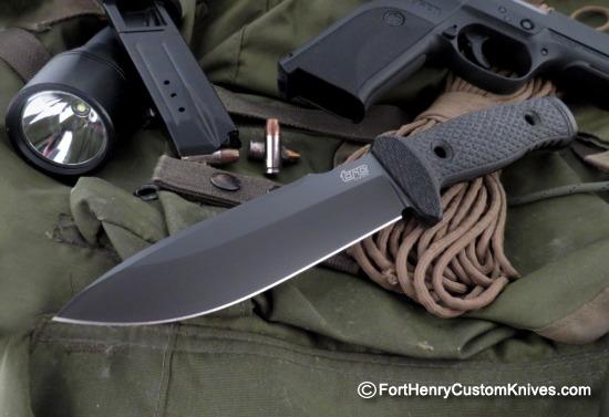 Andrius Tricius / TRC Knives - Mille Cuori - Black Canvas Micarta