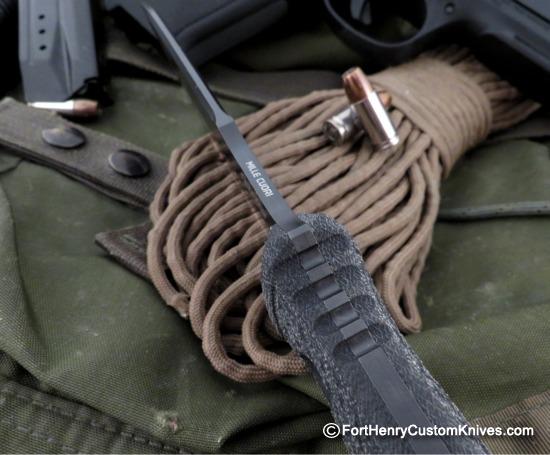 Andrius Tricius / TRC Knives - Mille Cuori - Black Canvas Micarta - Image 3