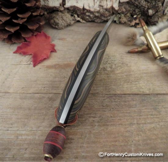 Trollsky Knives - Large Hunter - Custom Micarta - Image 4