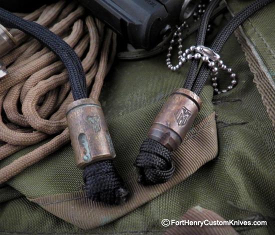 Miller Bros. Blades - Custom Bullet Beads - Copper