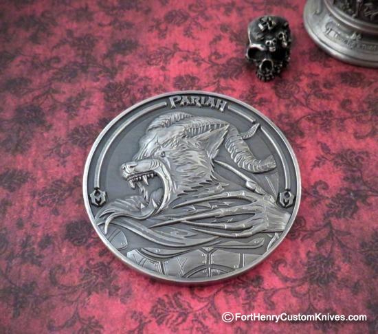 Heretic Knives - Pariah Challenge Coin - Choice - Image 2