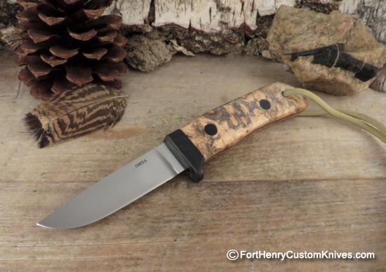 Hiroaki Ohta - Gentleman's Drop Point - Buckeye Burl