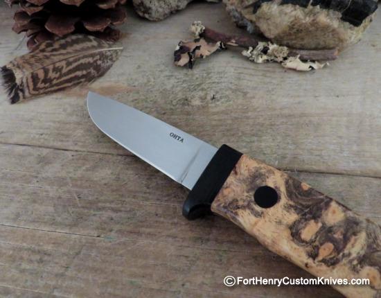 Hiroaki Ohta - Gentleman's Drop Point - Buckeye Burl - Image 2