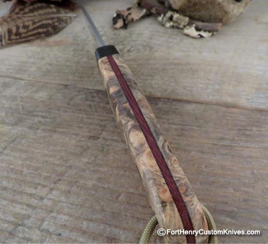 Hiroaki Ohta - Gentleman's Drop Point - Buckeye Burl - Image 3