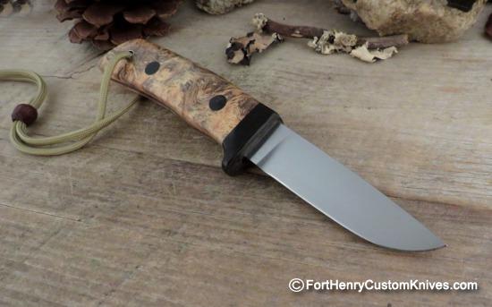 Hiroaki Ohta - Gentleman's Drop Point - Buckeye Burl - Image 5