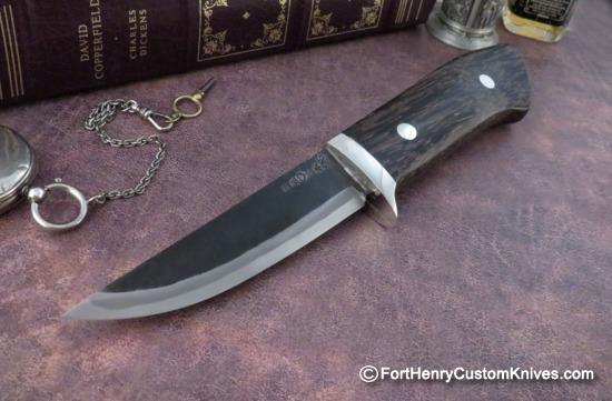 Takeda / Moriya - Hand Forged Hunter - Aogami Super - Black Palm