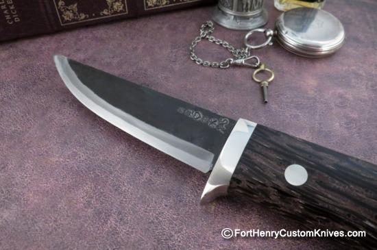 Takeda / Moriya - Hand Forged Hunter - Aogami Super - Black Palm - Image 2
