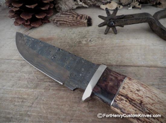 Herb Derr - Long Trail Clip Point - Fossilized Sea Cow Rib - Image 2