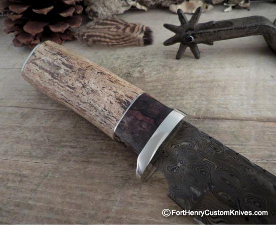 Herb Derr - Long Trail Clip Point - Fossilized Sea Cow Rib - Image 4