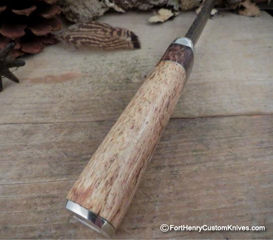 Herb Derr - Long Trail Clip Point - Fossilized Sea Cow Rib - Image 5