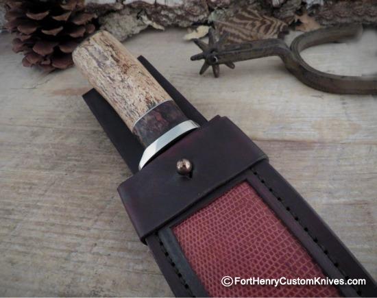 Herb Derr - Long Trail Clip Point - Fossilized Sea Cow Rib - Image 6