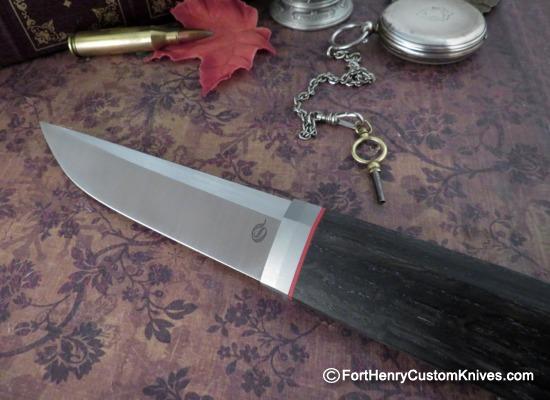 Jakub Sliwkosky - Custom Puukko - Elmax - Bog Oak - Image 2