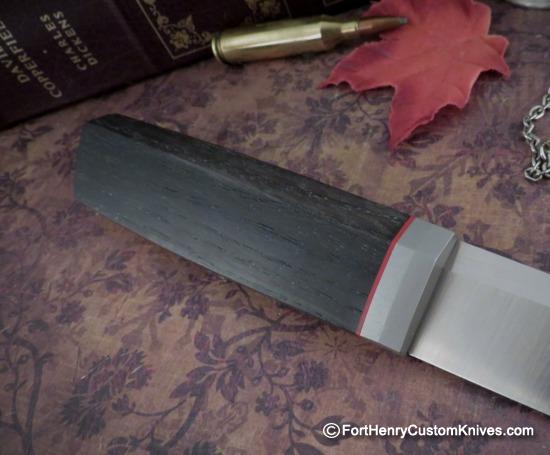Jakub Sliwkosky - Custom Puukko - Elmax - Bog Oak - Image 4