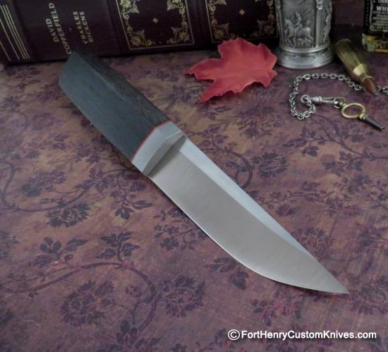 Jakub Sliwkosky - Custom Puukko - Elmax - Bog Oak - Image 5