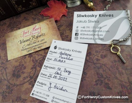Jakub Sliwkosky - Custom Puukko - Elmax - Bog Oak - Image 7