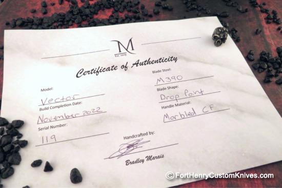 Bradley Marais - Custom Vector - Titanium/Marbled Carbon Fiber - Image 6