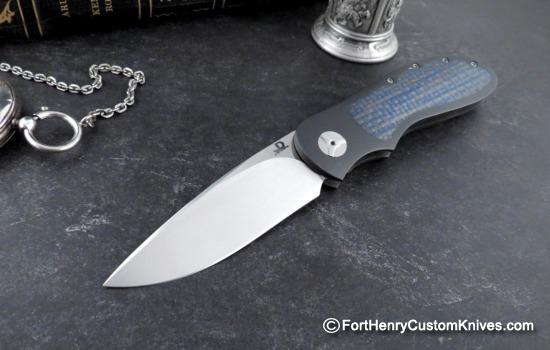 JD van Deventer - EDC Front Flipper - Bolster Lock - CF Inlay